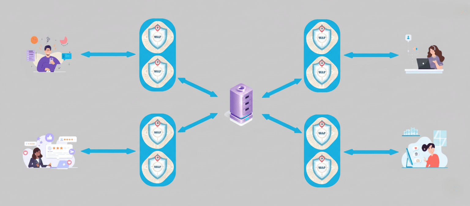 Distributed Active Active WAF